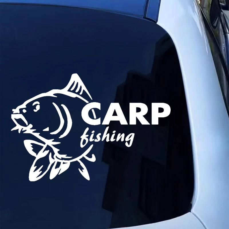 

CS-1325#Various Sizes Carp fishing funny waterproof car sticker vinyl decal for auto car stickers styling on bumper window