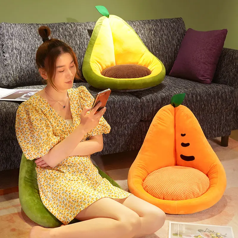 

Multifunction Fruit Cushion Plush Doll Kawaii Stuffed Cactus Avocado Carrot Soft Pillows Toys Chair Seat Cushion Home Decor Gift
