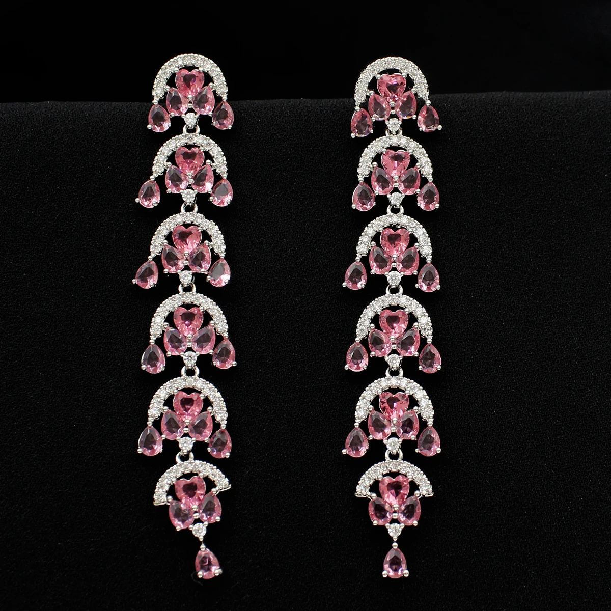 Длинные висячие серьги для женщин роскошные ювелирные изделия серьги-кисточки в