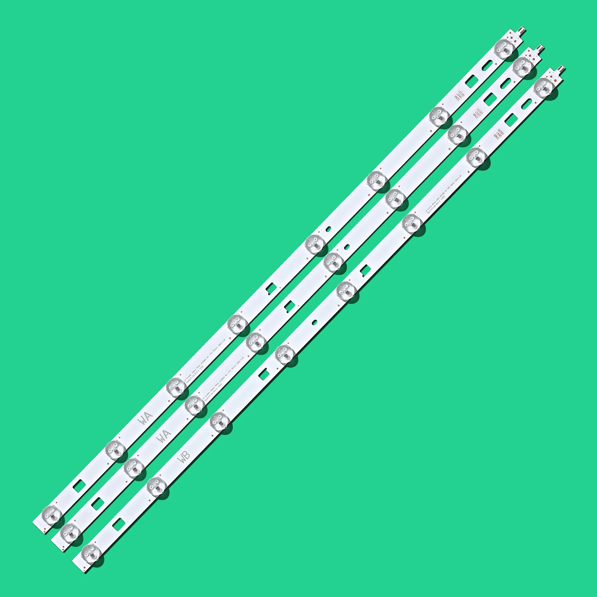 3Pcs LED backlight strip for Sony KDL-32R433B 32R435B 32R410B KDL-32RM5B KDL-32R413B LC320DXJ SF A9 LG 32inch WXGA NDSOEM WA WB