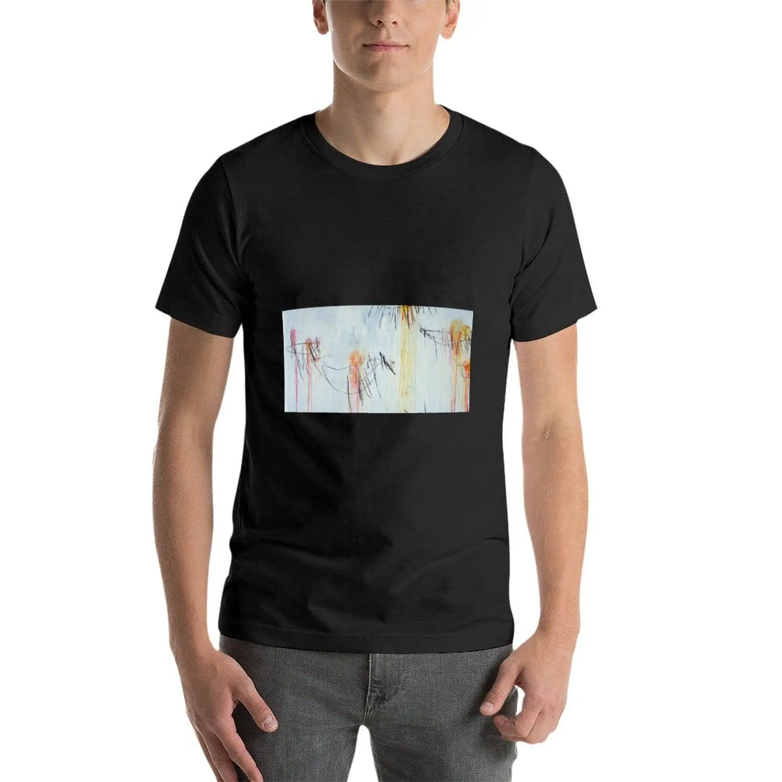 Футболка Cy Twombly новинка милые топы мужская одежда на заказ