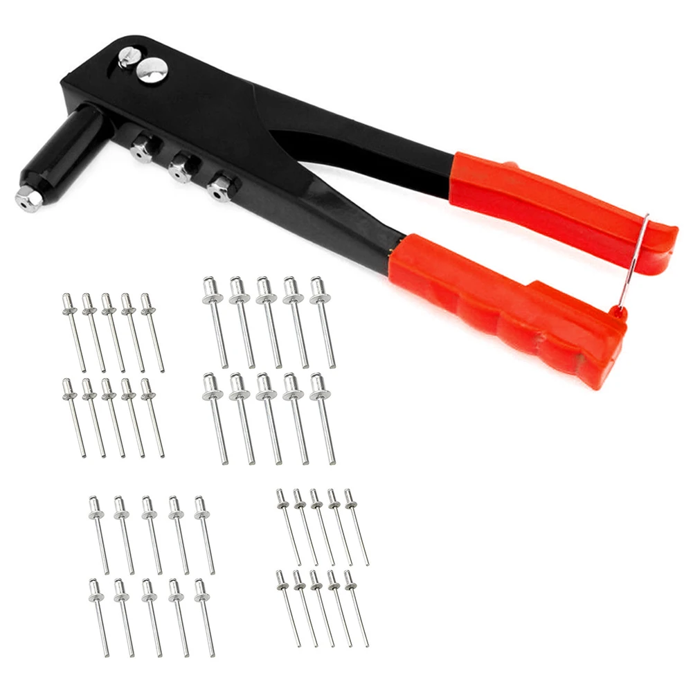 

With Rivets Pull Cap Accessories Manual Hand Riveter Set Professional Tool Alloy Steel Repair Household Heavy Duty