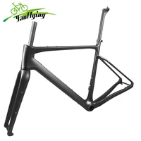 yaoflying carbon gravel frame road bike 2022 seatpost 27 2mm thru axle 14212mm disc brake 70045c bike frame 27 5er