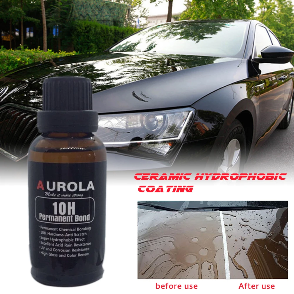 

10H Hardness Automotive Crystal Plating 30ml Coating Film Na&no Repair Agent Liquid Car Scratches Polishing Oxidation Coating