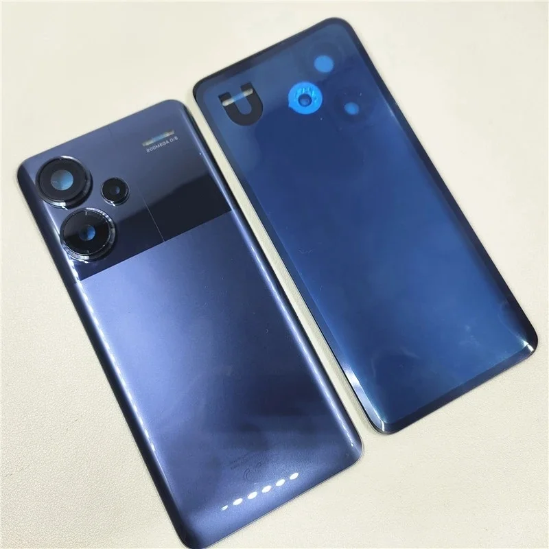 Фото BANERYPAK A+++ Крышка аккумуляторного отсека для Xiaomi Redmi Note 13 Pro Plus + Задняя стеклянная панель корпуса, запасные части №3