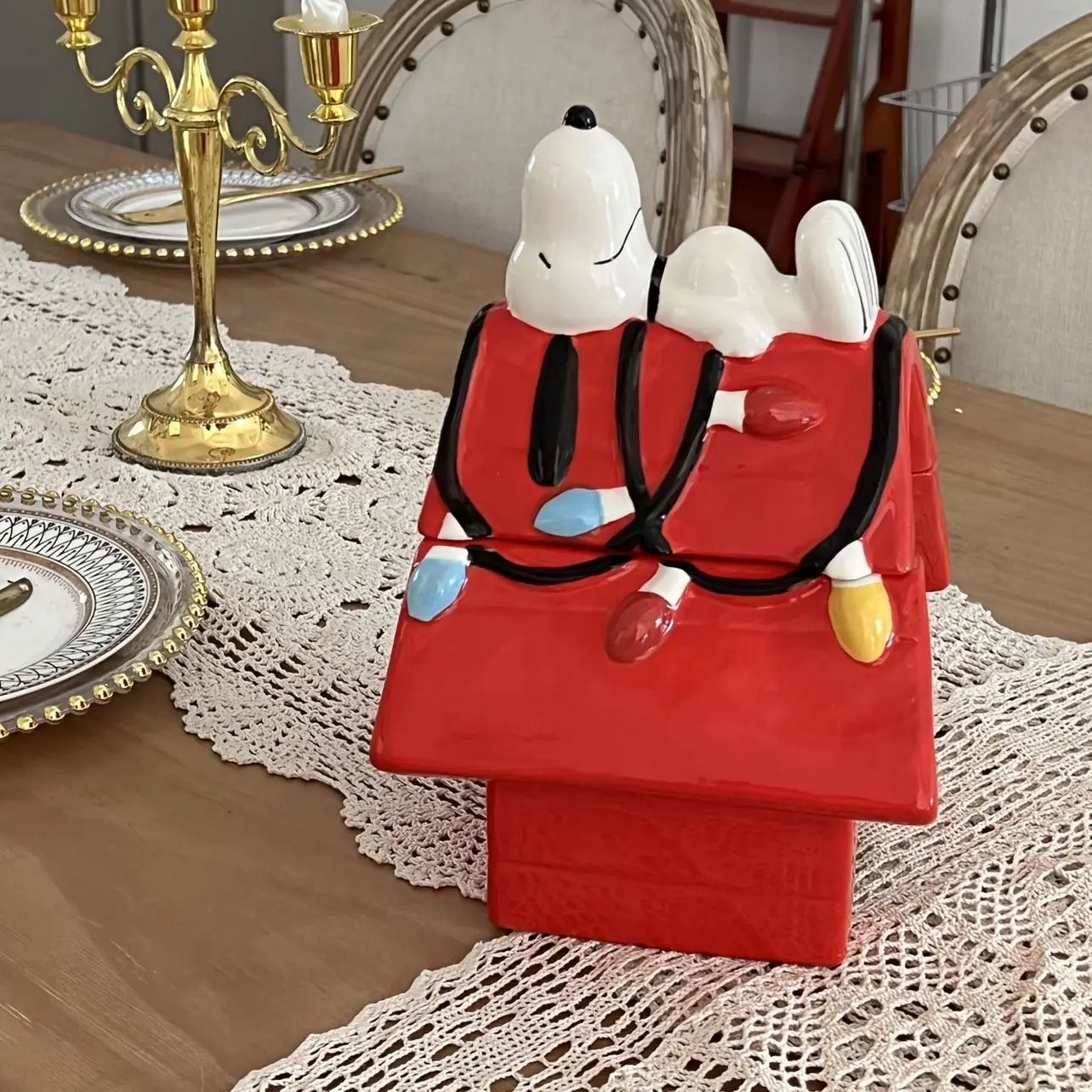 Скандинавский креативный телефон роскошный стиль Снупи мультяшный ключ для