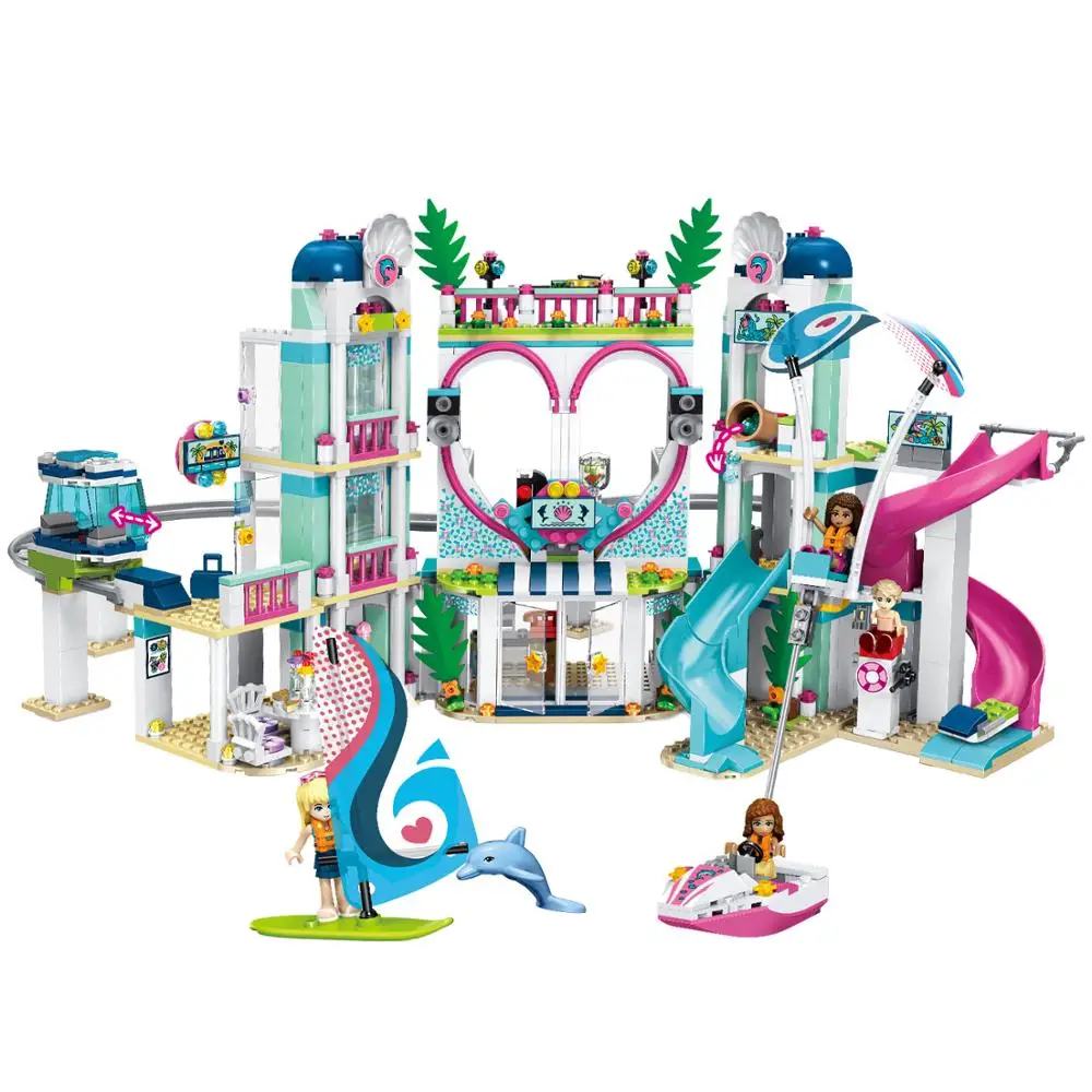 

Heartlake City Resort Friends 41347 Top Hotel Building Blocks 01068 Kit for Kids Fun Toys Set Girls Christmas Gifts