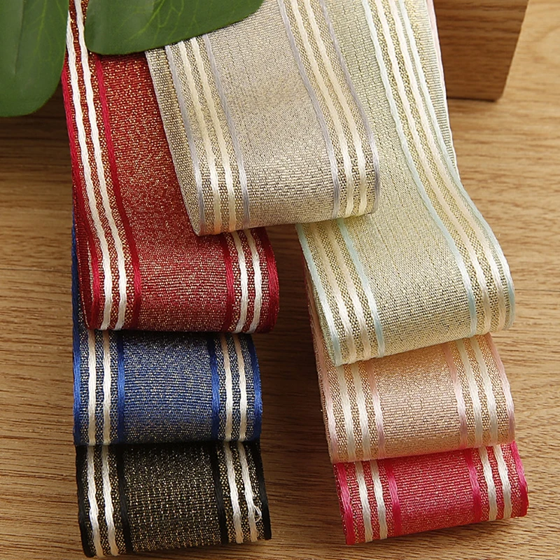 

25mm 40mm Children's Bow Hair Accessories Material Clothing Gift Flower Packaging Ribbons for Crafts 20yards 100yards