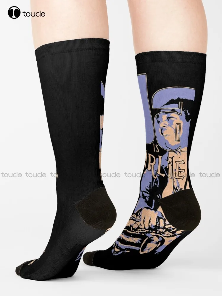 

Day Gift For Jazz Is Charlie Parker Retro Vintage Socks Black Socks For Men Personalized Custom 360° Digital Print Gift Colorful