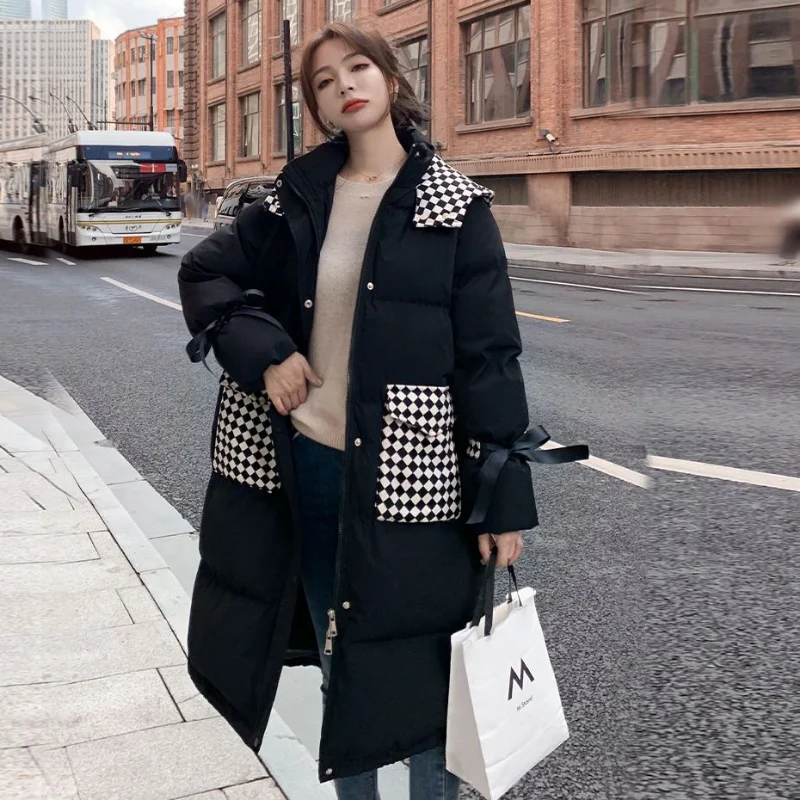 New Winter Coats for Women Parkas Jackets Hooded Cotton Padded Jacket Korean Fashion Warm Thickening Brand Free Shipping