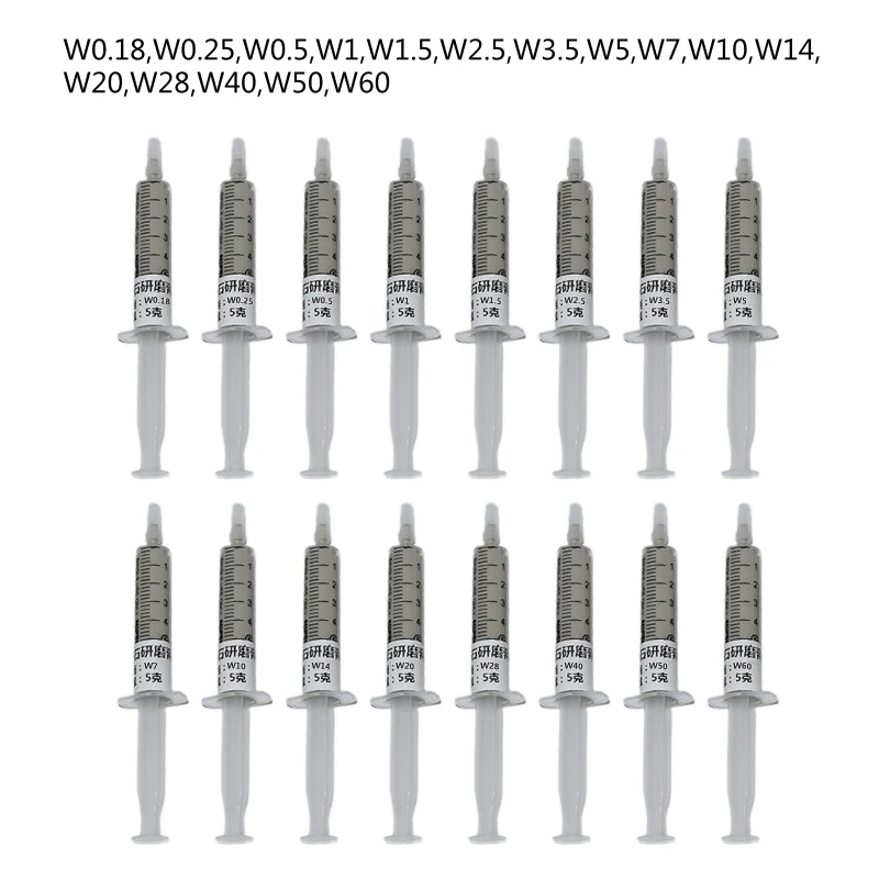 

16x технические алмазные полировочные пасты для полировки в воде/масле