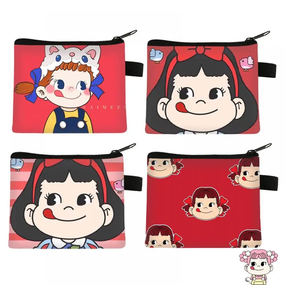 

New Dacron Cartoon Anime Giris Coin Purse Student Originality Versatile Portable Mini Wallet Short Storage Bag Birthday Gift