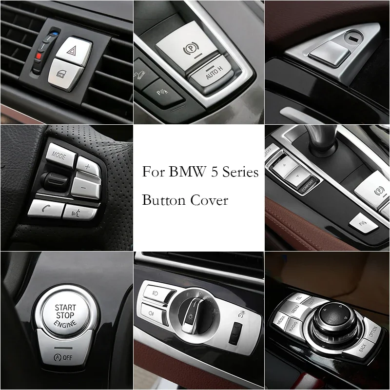 Накладка на кнопку включения для BMW 5 6 7 Series 5GT X3 X4 X5 X6