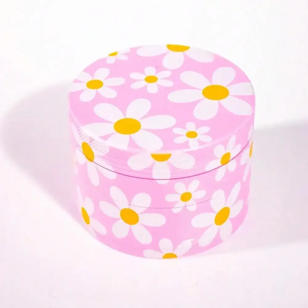 Поднос для измельчения специй с цветком ромашки