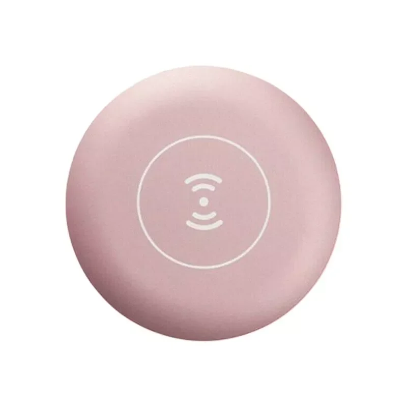 

LED Light Mini Circular Makeup Mirror Compact Travel Sensing Lighting Cosmetic Mirror Wireless USB Charging Function