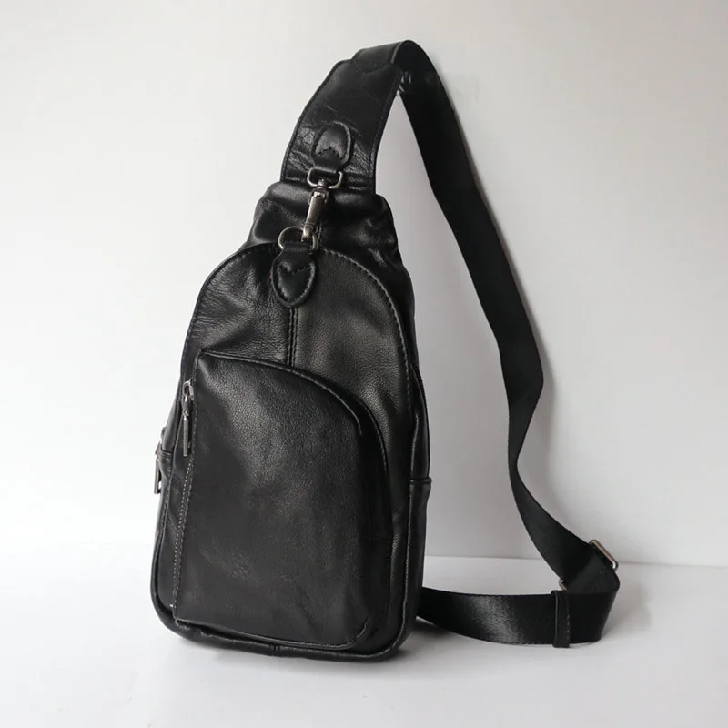 

AETOO нагрудник baotou из яловой кожи для отдыха бизнеса путешествий Мода Все плечи грудная клетка маленький ba