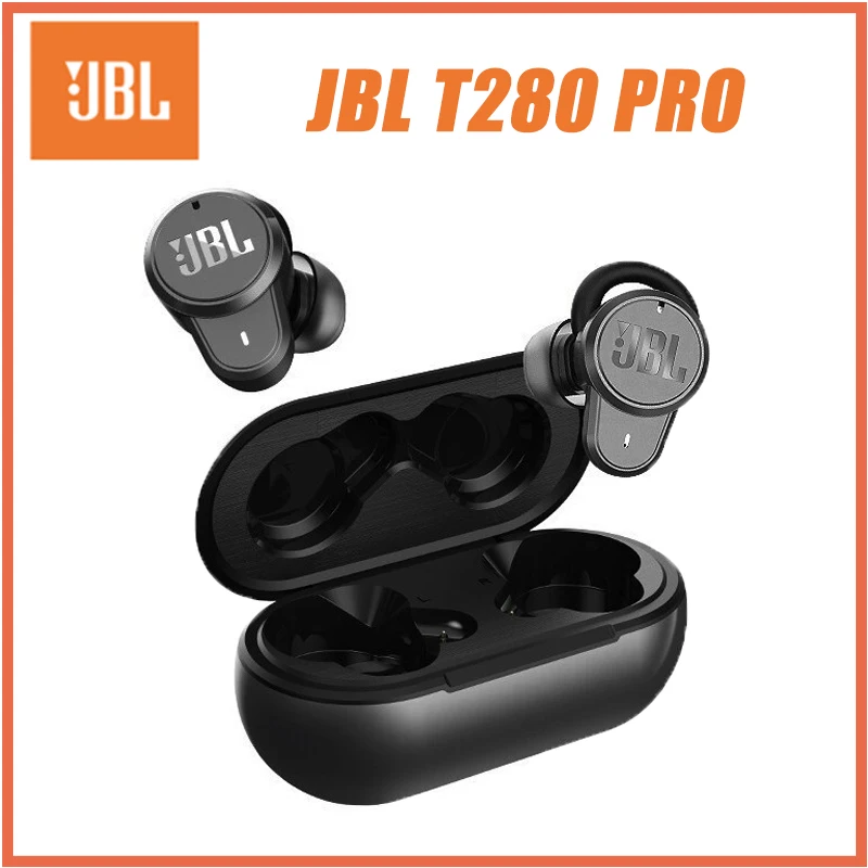 Original JBL T280TWS Pro Wireless Bluetooth Headphones Stereo Headset Earbud Bass Sound Noise Cancelling Earphone With Micphone