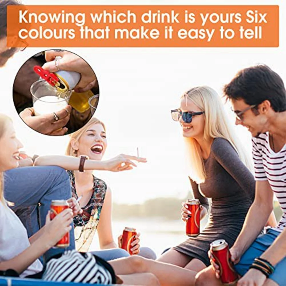 6-компонентные цветные ручные легкие открывалки для консервных банок