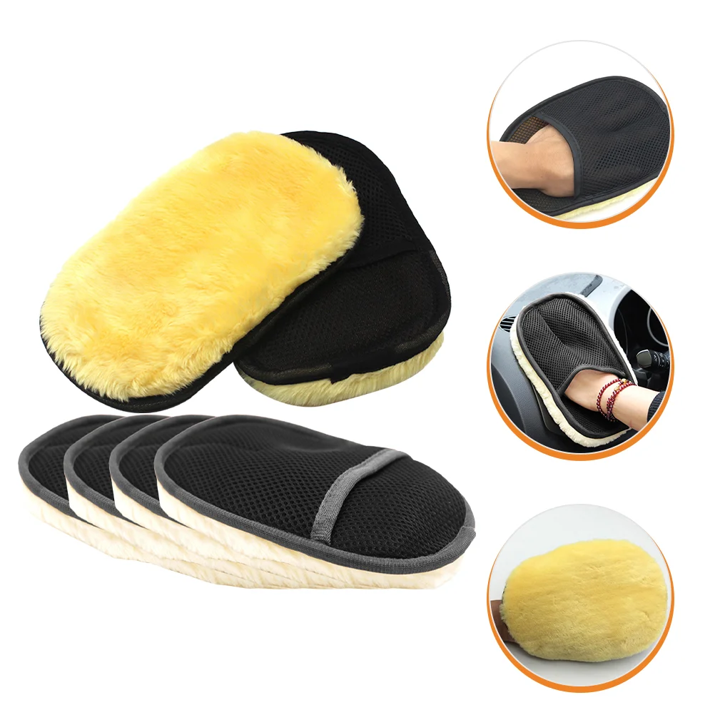 

Car Wash Mitt Glove Free Scratch Dustingmitten Washing Tools Exterior Care Products Sponge Bucket Towels Brush