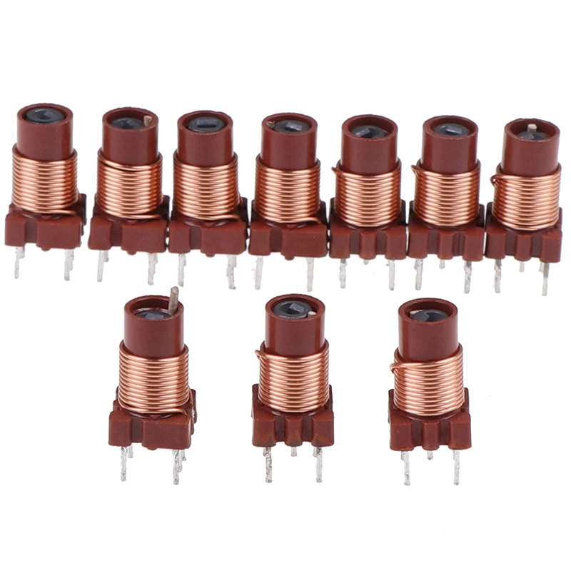 

10pcs Adjustable High-Frequency Ferrite Core Inductor Coil 12T 0.6uh-1.7uh Adjustable Inductor Bobina de inductancia del núcleo
