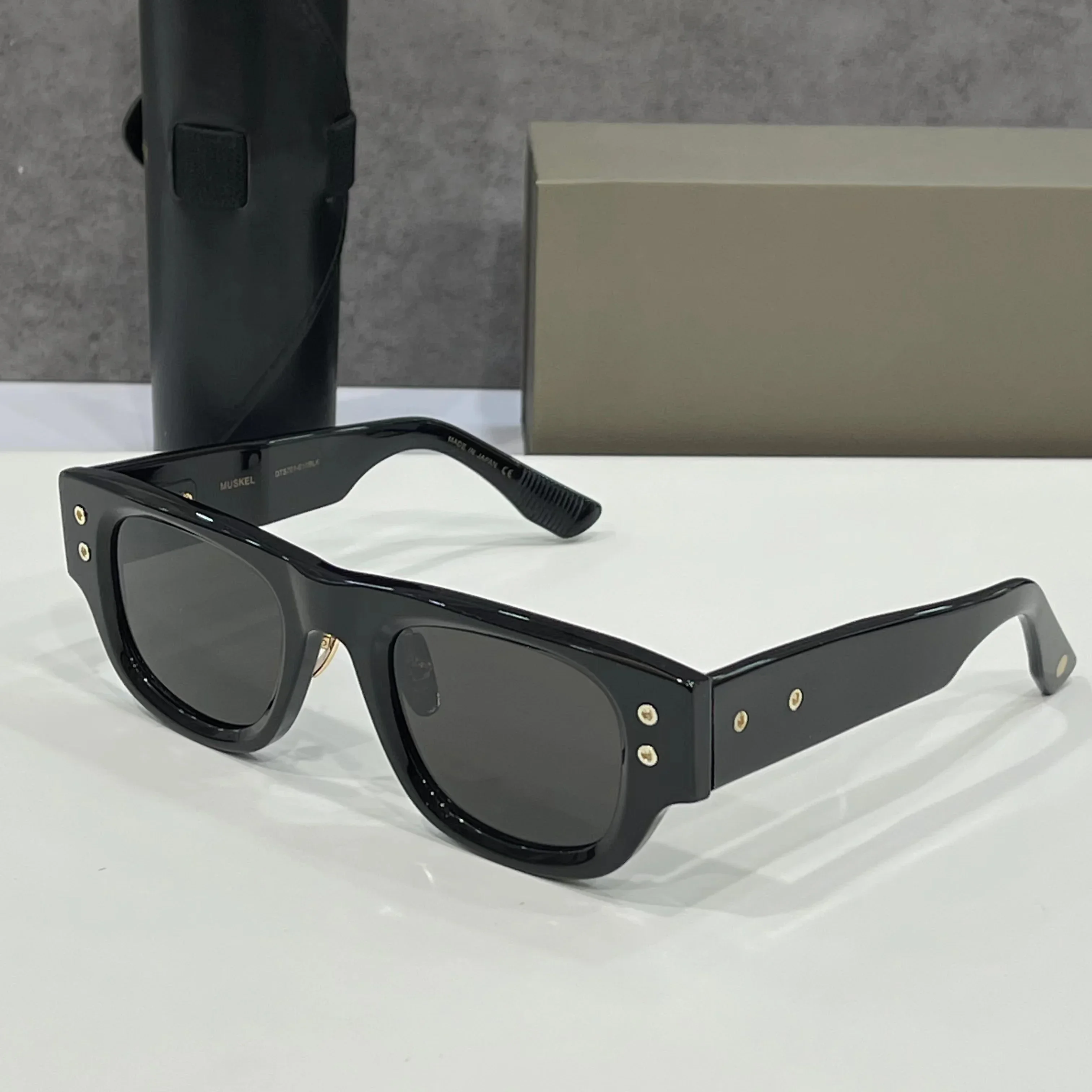 ADITA MUSKEL DT701 Топ Высококачественные солнцезащитные очки для мужчин Титановый