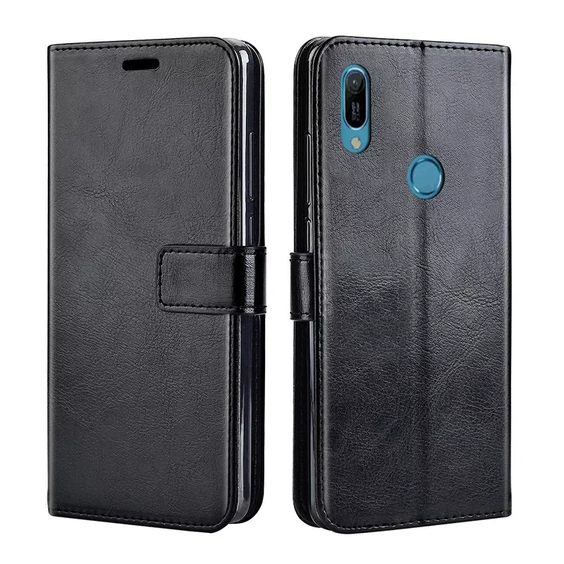 

Flip Leather Phone Case for Huawei Y6 2019 Case Y6 Prime 2019 Cover Wallet for Y6 2019 Mrd-Lx1 Mrd-Lx1F Y 6 Pro Y6Prime