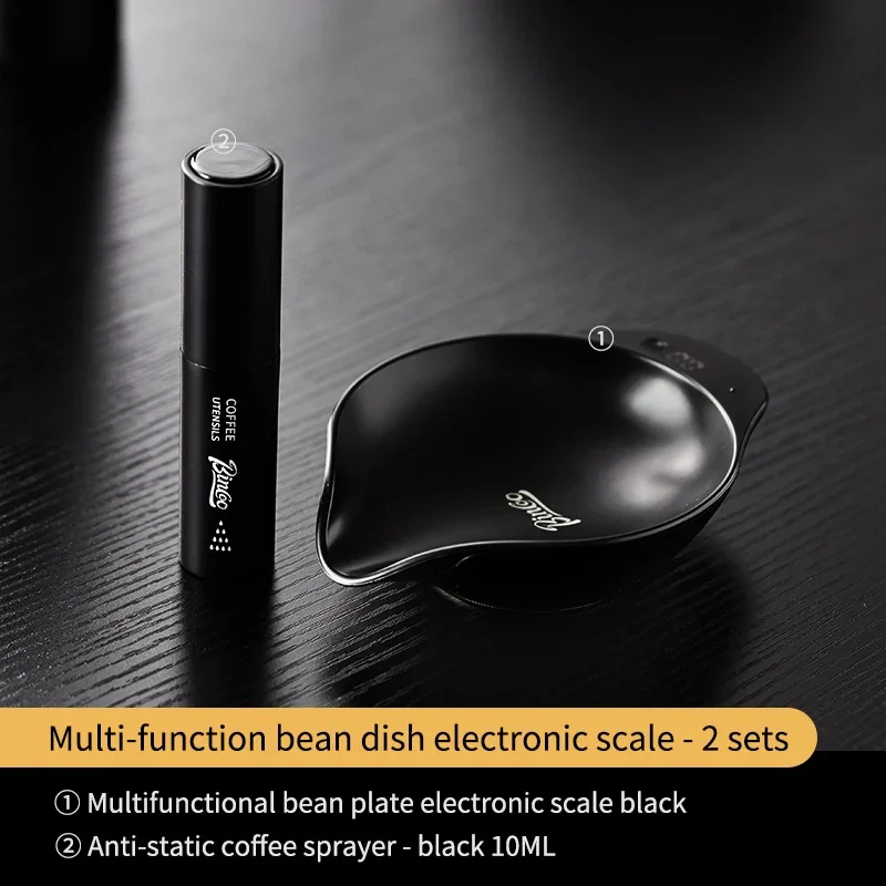 

Bincoo профессиональные весы для кофе, лоток для зерен, интеллектуальные электронные весы, кухонные весы 500 г/0,1 г, точное взвешивание, перезаряжаемые