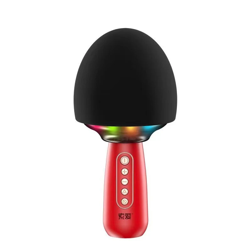 Беспроводной Bluetooth-микрофон SOAIY домашний ручной микрофон для пения с функцией