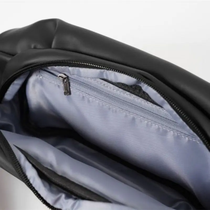 Magnetic Snap Button Fashionable Chest Bag Young Boy Chest Bag Casual Waterproof Messenger Bag Male Motorcycle Riding Waist Bag