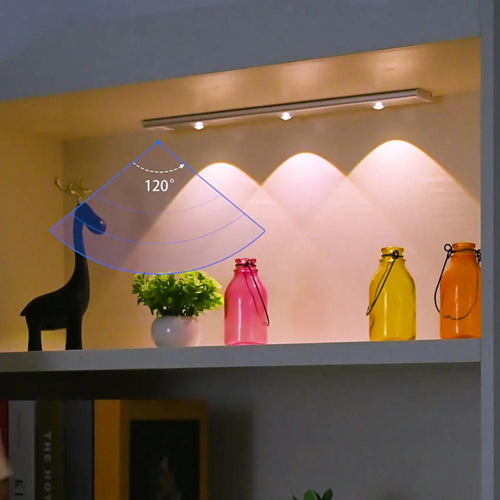 Ultra thin intelligent human body sensing light sensor LED optical magnetic cabinet wine cabinet light strip