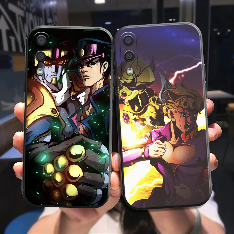 

JoJos Bizarre Adventure Phone Case For Samsung Galaxy S20 S20FE S20 Ulitra S21 S21FE S21 Plus S21 Ultra Black Funda