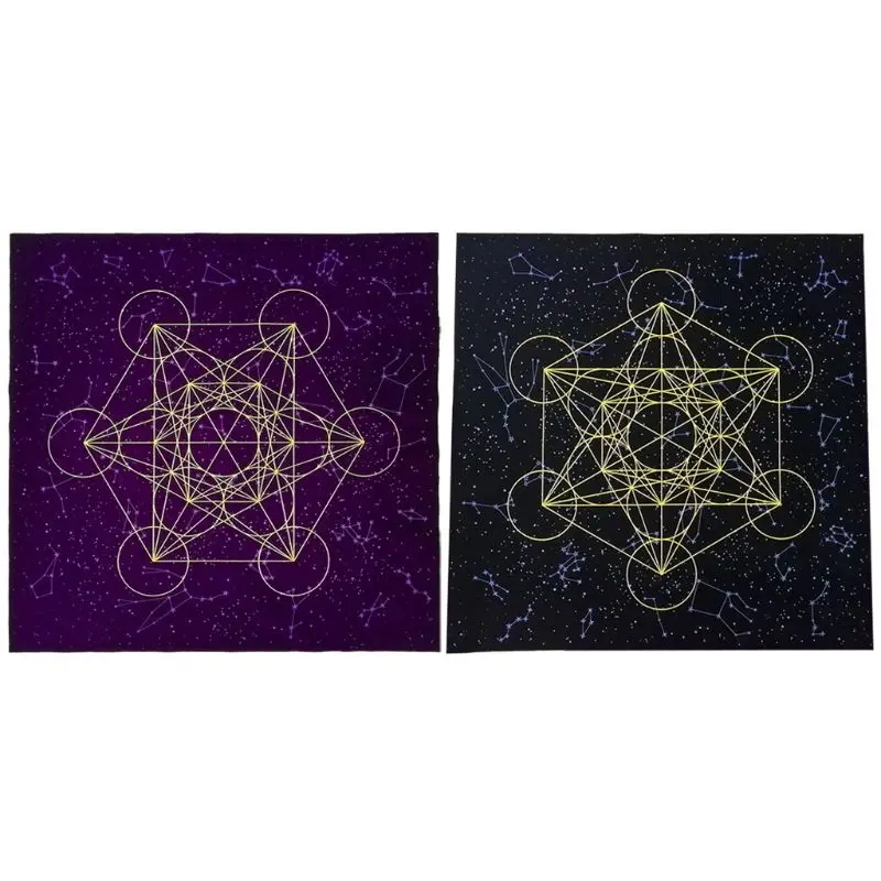 

Tarot Card Tablecloth Metatrone Cub Crystal Astrology Game Tarot Card Cloth