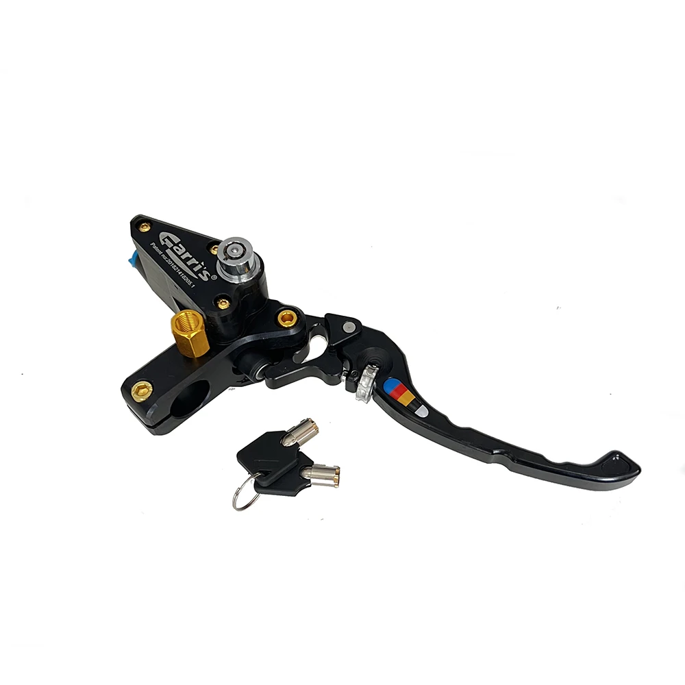 

Ручка сцепления с ЧПУ, Гидравлический тормозной насос с блокировкой безопасности тормоза, главный цилиндр, рычаг, Универсальный мотоциклетный диаметр рукоятки 22 мм