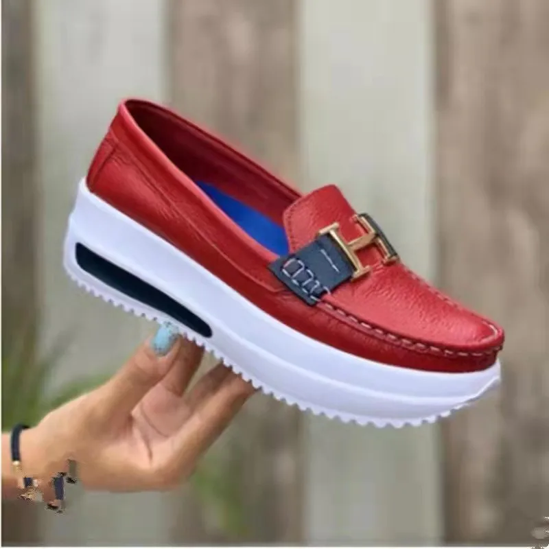 

2022 Summer New Platform Comfortable Women's Sneakers Fashion Lace Up Casual Little White Shoes Women Increase Vulcanize Shoes