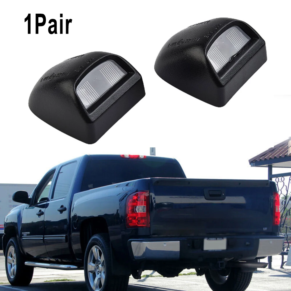 

Practical License Light Cover 15049281 For Chevrolet Silverado 1 Pair Replacement 15805196 22788117 68150 Auto