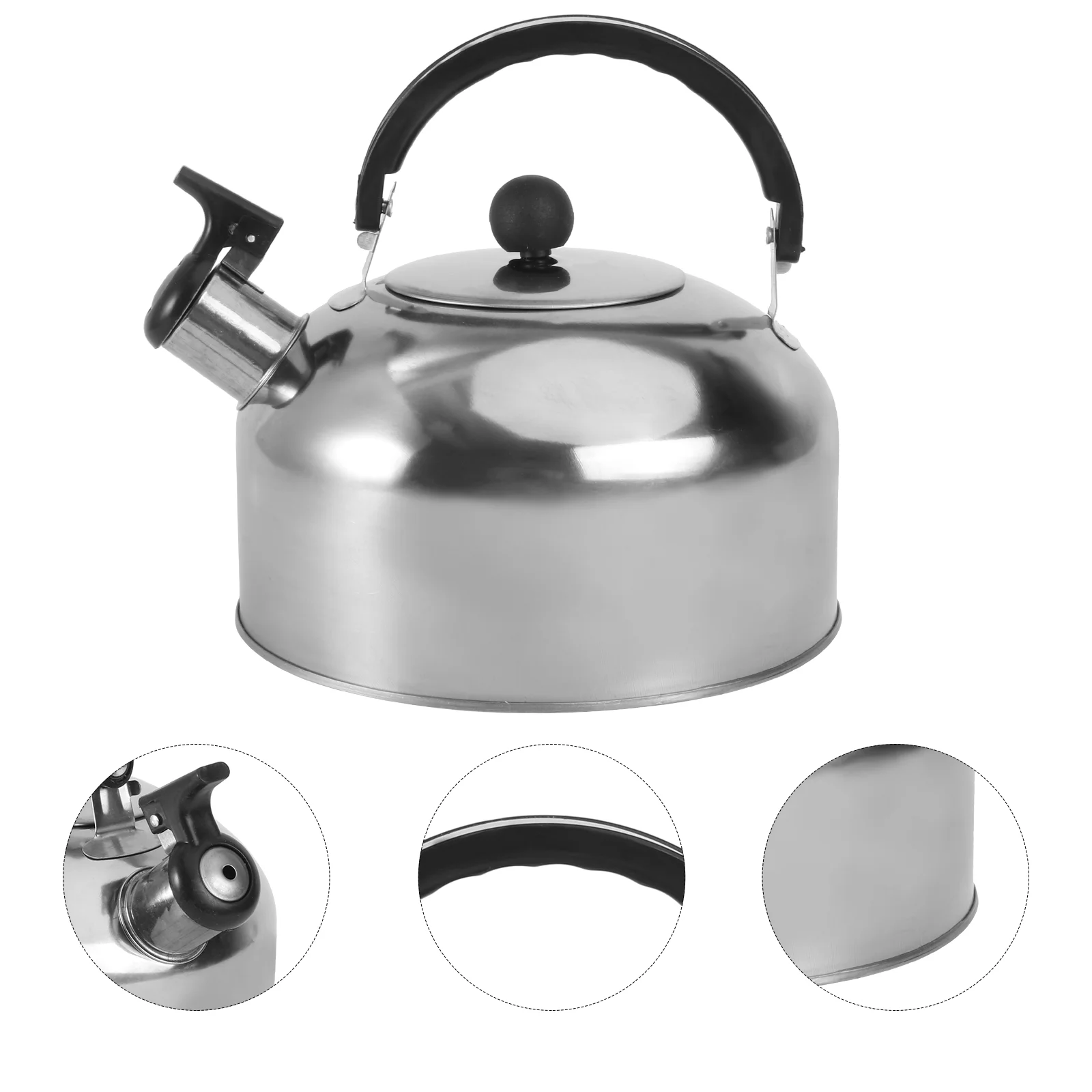 

Kettle Tea Whistling Teapot Stovetop Stove Water Steel Stainless Boiling Gas Pot Coffee Kettles Pots Camping Boiled Hot Heating