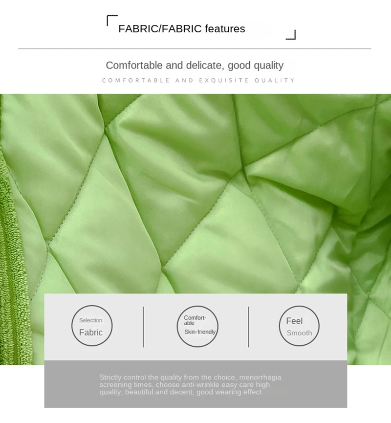 2022autumn Winter Down Cotton Coats Women Thick Warm Loose Tooling Corduroy Lovers Padded Jacket Famale Clothing Solid Parkas