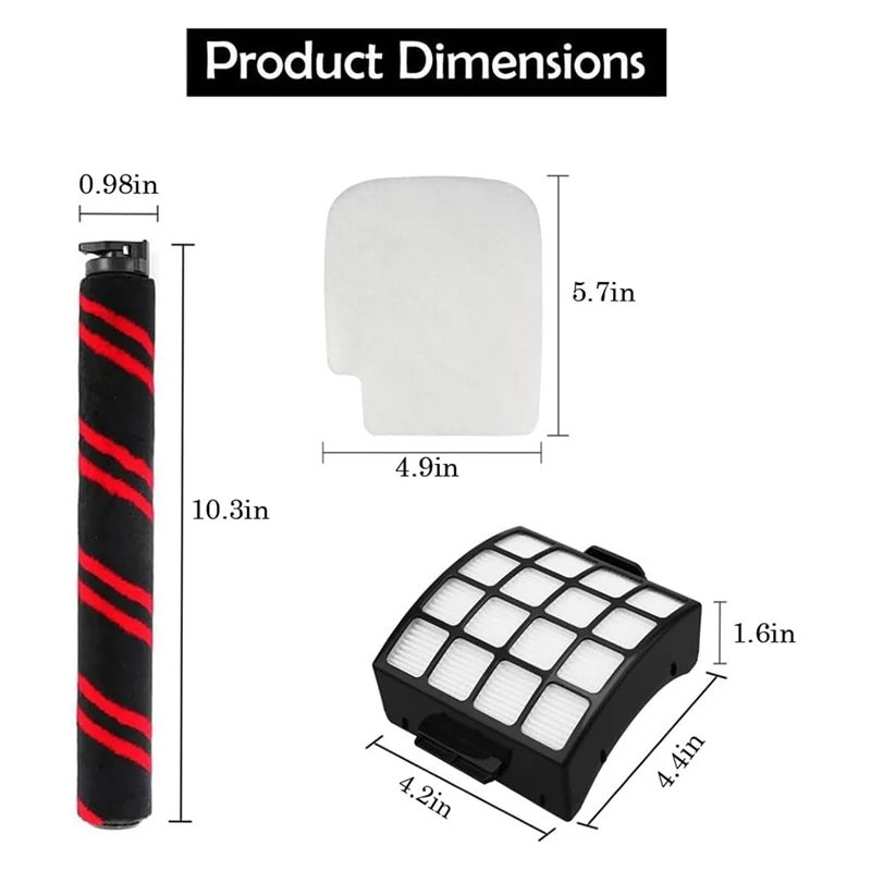 Комплект запасных частей совместимый с вертикальным пылесосом Shark Stratos AZ3002 AZ3000