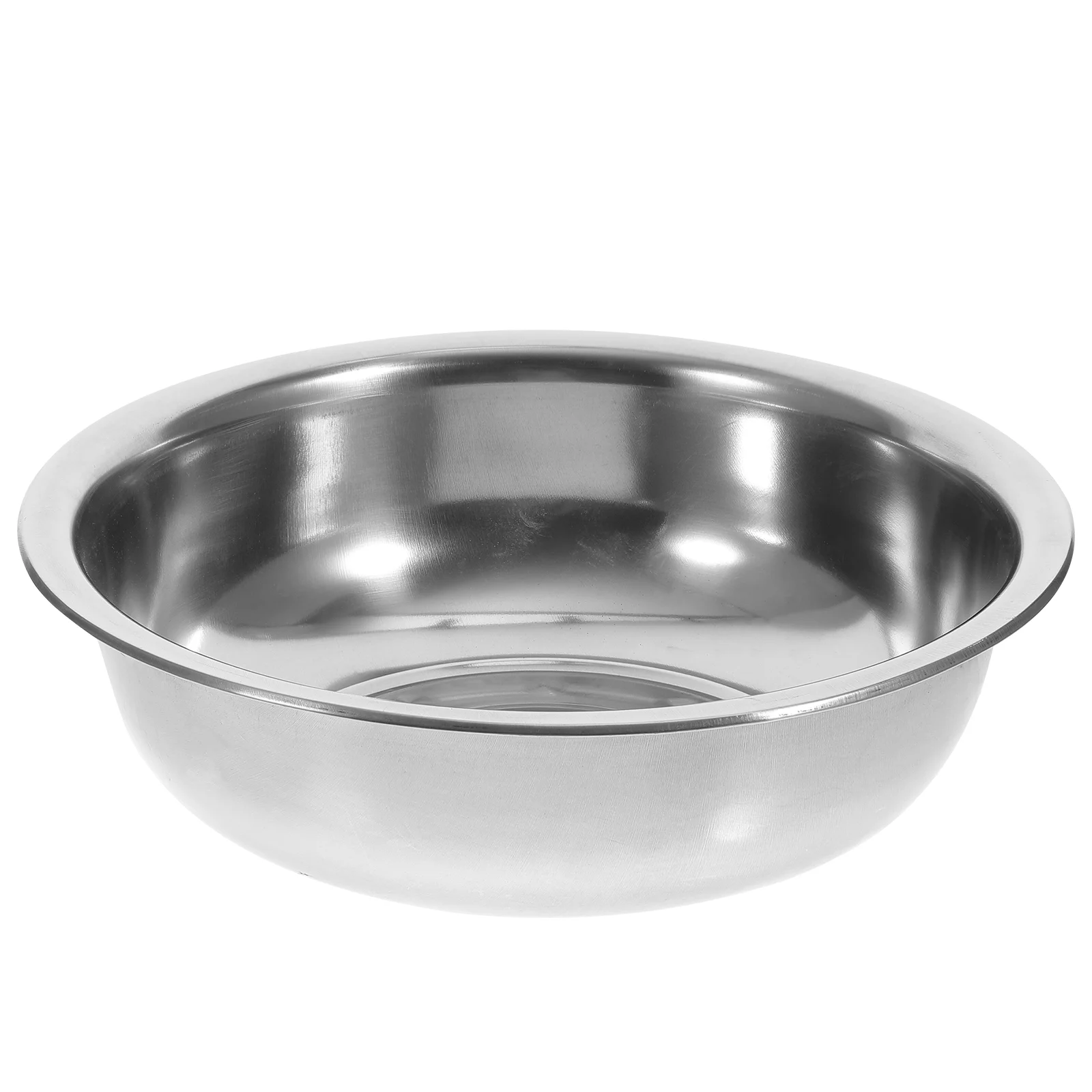 

Bowl Steel Mixing Wash Vegetable Large Bowls Metal Fruit Deep Washing Kitchen Stirring Stainless Basin Egg Prep Sourdough Soup