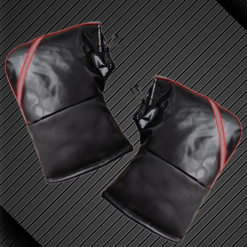 Зимние велосипедные перчатки мотоциклетные на руль водонепроницаемые варежки