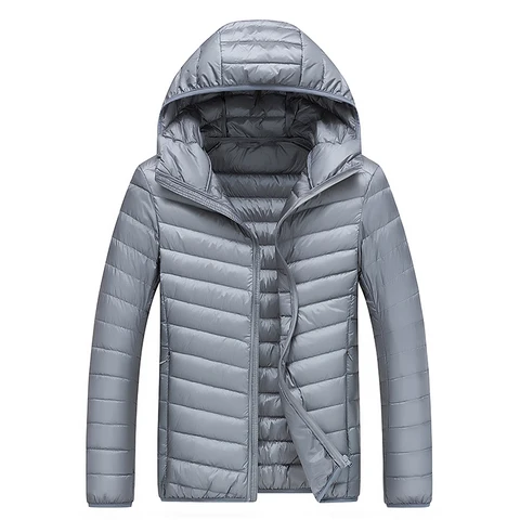 Мужская Всесезонная теплая куртка с капюшоном, парка, пальто, мужские водонепроницаемые ветрозащитные пуховики, осенне-зимние 90% пуховики для мужчин