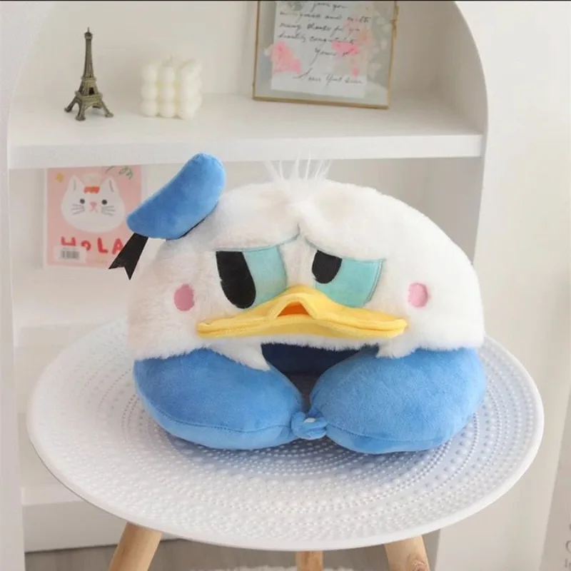 Портативная U-образная подушка для шеи Disney Alien Stitch с мультяшным рисунком