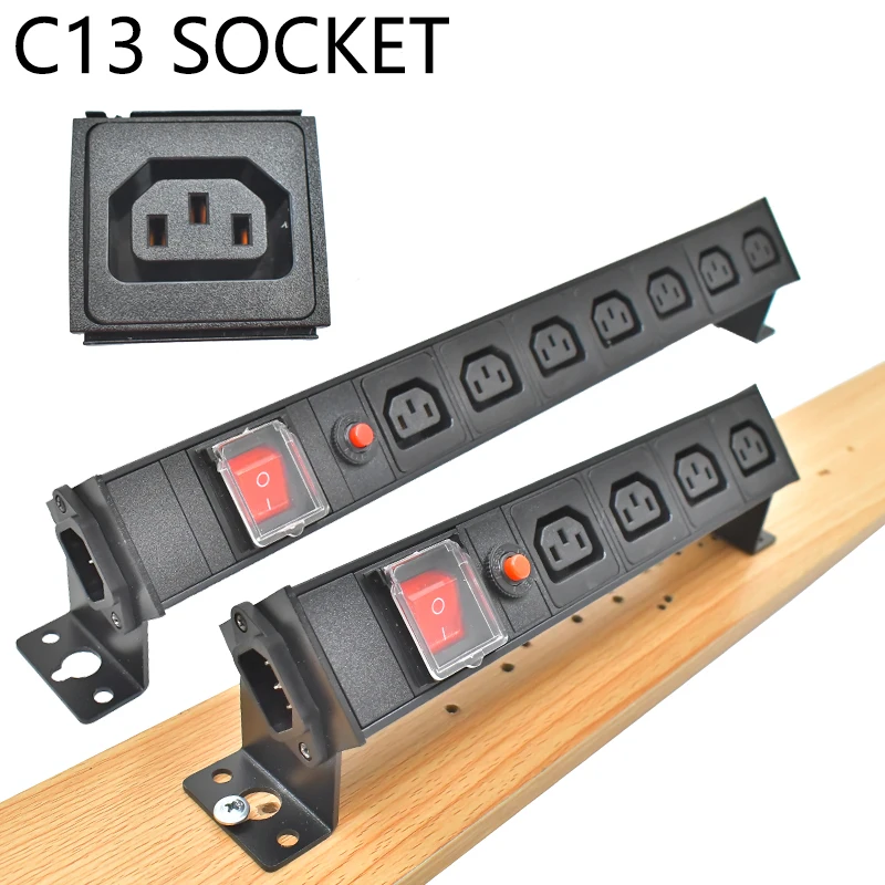 Сетевой фильтр PDU Беспроводная розетка C13 для настольного компьютера с двумя
