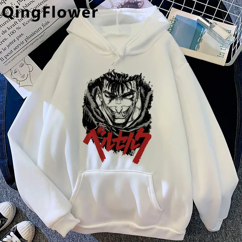 

Berserk Guts hoodies male Oversized anime y2k aesthetic Korea men pullover streetwear harajuku