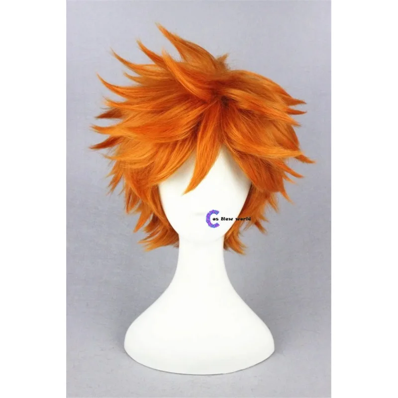 Костюм Haikyuu для косплея Hinata Shouyou короткий оранжевый пушистый многослойный