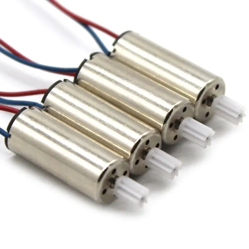 

716 DC Coreless Motor with Plastic Gear, DC 3.7V, 40,000 rpm, 0.8mm Shaft, Motor For DIY Small Four-axis Aircraft Quadcopters