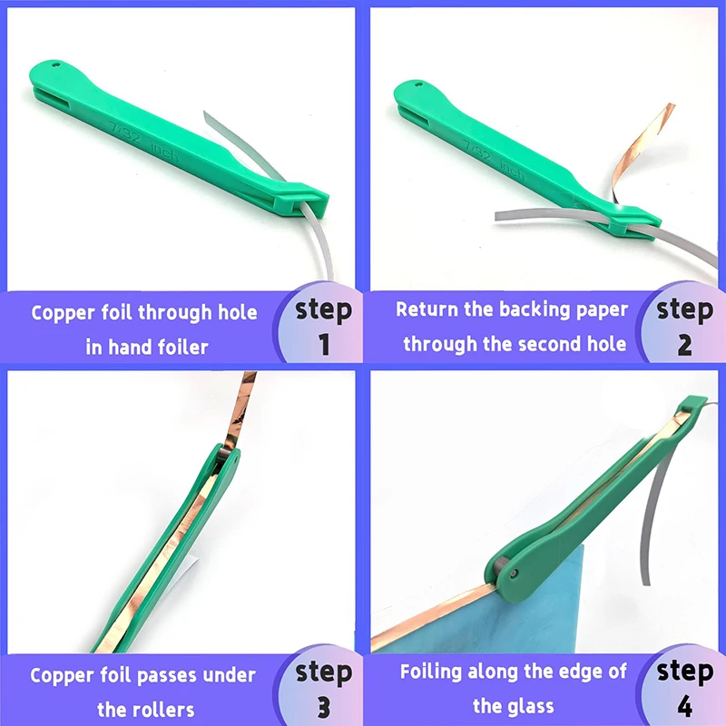 1 шт. 7/32 &quotмедная фольга ручной фольги для витражей простой витраж фойлер