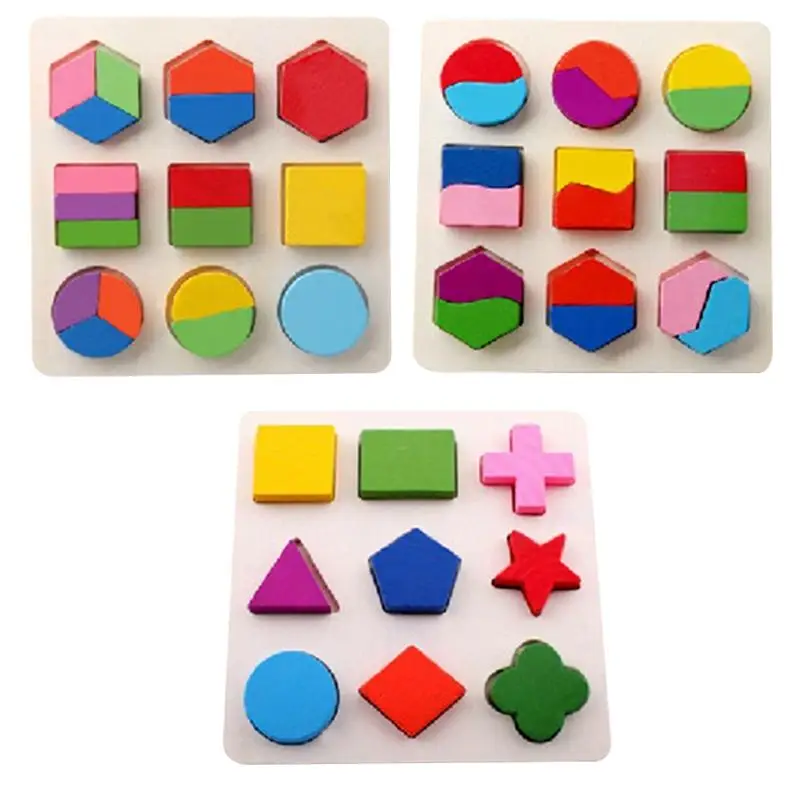 

Montessori Baby Toys Kids Early Educational Puzzle Geometric Pairing Board Children Toys Games For Children Educational Toys