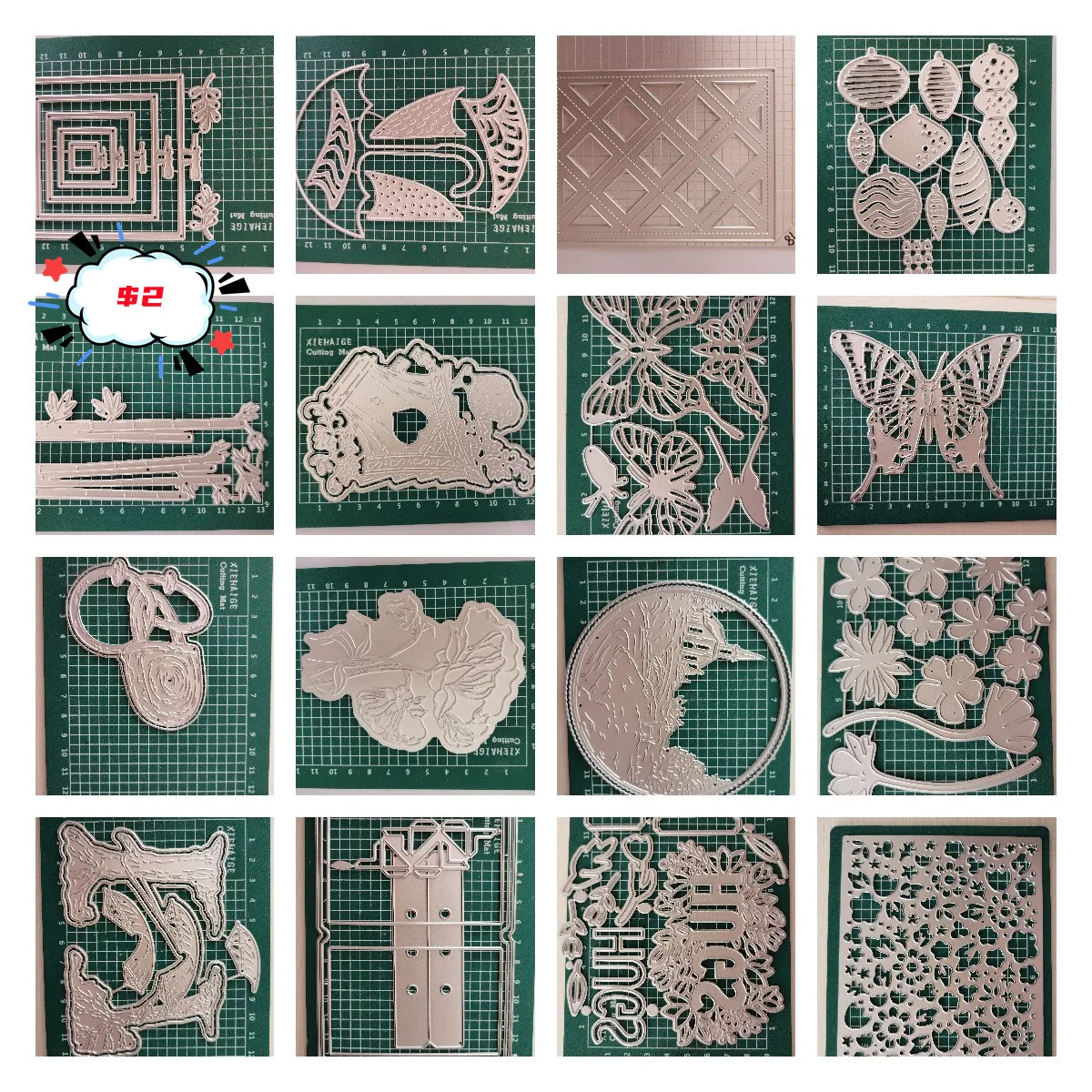 

2 доллара, магазин, металлические Вырубные штампы для рукоделия, тиснение, форма для скрапбукинга, бумажного ножа, форма, лезвие, шаблон, штам...