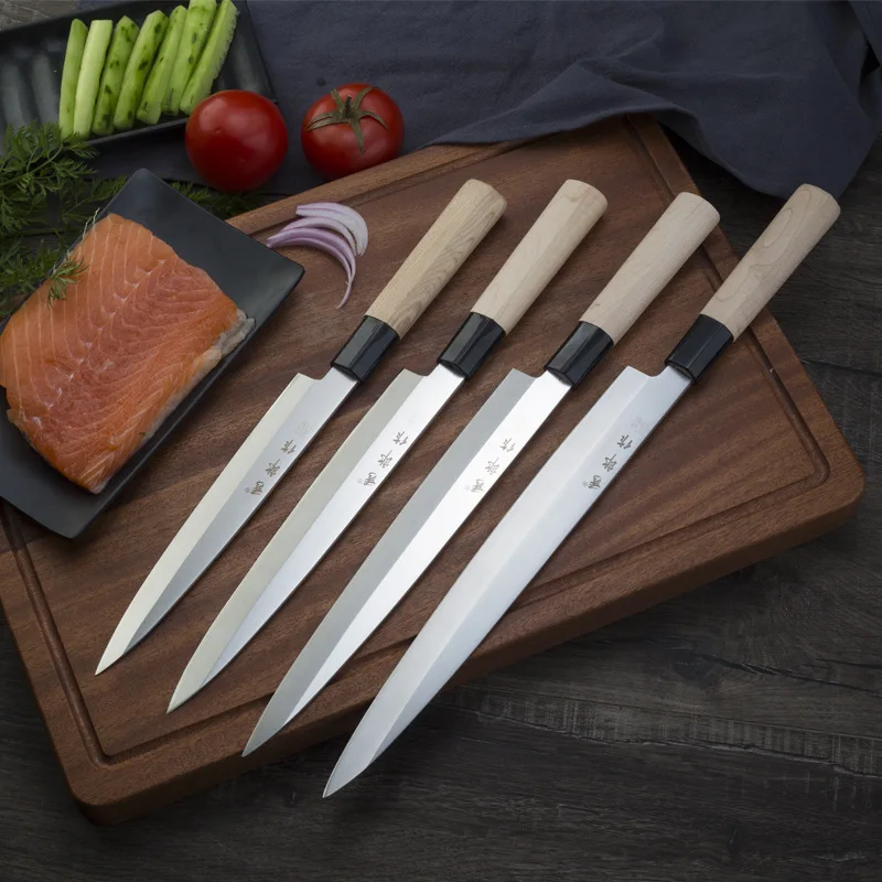 

Japanese High Carbon Steel Knife Fish Filleting Sashimi Sushi Slicing Carving Chef Knife Cleaver Cooking Tools